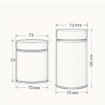 กระป๋องโลหะ อลูมิเนียม ฝาเกลียว - Image 2